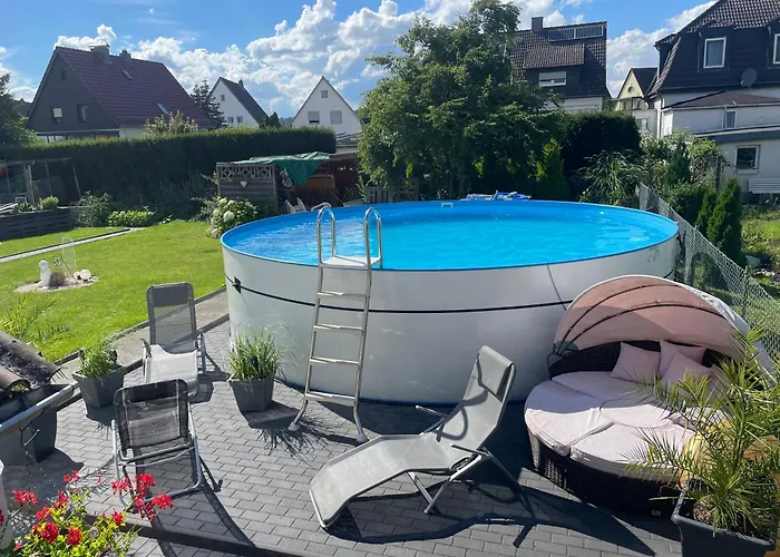 Kleine Gemütliche Einliegerwohnung Mit Garten Und Pool